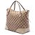 Borsa Tote Gucci Bree Fold Over Medium in tela GG beige - vista 2