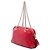 Borsa a tracolla Gucci Soho con catena e zip in pelle di vitello rossa - vista 2