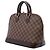 Louis Vuitton Brown Damier Ebene Alma MM - vista 2