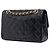 Chanel Black Small Classic Lambskin Double Flap - vista 2