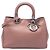 Diorissimo Dior Satchel aus Leder in Rosa, Medium