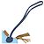 Hermès Blue Milo Lambskin Grigri Rodeo Bag Charm PM - vista 8