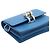 Prada Mini Borsa Crossbody Saffiano Blu con Chiusura a Vite - vista 8