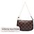 Louis Vuitton Brown Damier Ebene Mini Pochette Accessoires - vista 7
