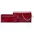 Clutch convertibile con catena Lady Dior in vernice rossa Cannage di Dior - vista 6