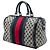 Borsa Boston Gucci Beige Medium GG Canvas Web Joy - vista 2