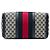 Borsa Boston Gucci Beige Medium GG Canvas Web Joy - vista 3