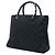 Bamboo Borsa Gucci in nylon GG nero con bambù - vista 2