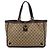 Gucci Abbey D Ring Tote aus beigem GG Canvas