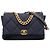 Chanel Blue Maxi Canvas 19 Flap