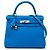 Hermès Blue Evercolor Kelly II Retourne 28