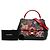 Borsa Lucia Dolce & Gabbana in vitello nero con stampa rose - vista 6