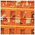 Foulard di seta Hermès Orange Les Boxes 90 - vista 2