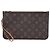 Pouch Louis Vuitton Brown Monogram Neverfull MM