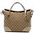 Borsa Tote Gucci Bree Fold Over Medium in tela GG beige