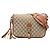 Borsa a tracolla Gucci Marrakech in tela GG beige