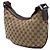 Borsa a tracolla Gucci in tela GG beige - vista 2