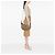 Borsa a tracolla Gucci in tela GG beige - vista 6
