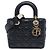 Dior Black Small Lambskin Cannage My ABCDior Lady Dior