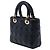 Dior Black Small Lambskin Cannage My ABCDior Lady Dior - vista 2
