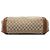 Borsa Tote Convertibile Gucci Bella in Canvas GG Beige - vista 3