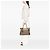 Borsa Tote Convertibile Gucci Bella in Canvas GG Beige - vista 5