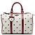 Borsa Boston Gucci White Medium GG Supreme Hearts Joy