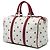 Borsa Boston Gucci White Medium GG Supreme Hearts Joy - vista 2