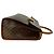 Céline Borsa a mano Celine Brown Macadam Coated Canvas Medallion - vista 9