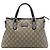 Borsa Tote Gucci Beige GG Supreme con cerniera