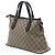 Borsa Tote Gucci Beige GG Supreme con cerniera - vista 2