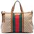 Borsa a mano Gucci Rania Medium GG Canvas Web Beige con manico superiore