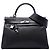 Hermès Black Clemence Kelly II Retourne 35