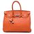 Hermès Orange Togo Birkin Retourne 35