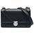 Dior Black Small Grained Calfskin Diorama Flap