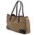 Borsa tote Gucci Princy in canvas GG beige - vista 2