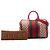 Borsa Boston Gucci Beige Medium GG Canvas Web Joy - vista 7