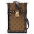 Louis Vuitton Brown Monogram Reverse Pochette Trunk Verticale