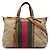 Borsa a mano Gucci Rania Medium GG Canvas Web Beige con manico superiore