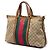 Borsa a mano Gucci Rania Medium GG Canvas Web Beige con manico superiore - vista 2