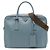 Borsa Business Prada Blue Saffiano