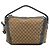 Borsa a tracolla Gucci Bella Medium in tela GG beige