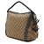Borsa a tracolla Gucci Bella Medium in tela GG beige - vista 2