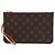 Louis Vuitton Brown Monogram Neverfull Pochette