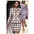 Chanel Set Giacca e Gonna Tweed Rosa a Quadri 1994 - vista 7