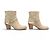 NEU CHRISTIAN DIOR ETRIER LOW BOOTS 36.5 BEIGE VELOURS - Ansicht 3