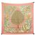 Hermès FOULARD HERMES AXIS MUNDI CHRISTINE HENRY SETA ROSA CARRE 90 CM