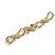 Céline BRACCIALE VINTAGE CELINE DORATO MAGLIE ARTICOLATE INTRECCIATE CATENA GOURMETTE BANGLE - vista 7