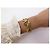 Céline BRACCIALE VINTAGE CELINE DORATO MAGLIE ARTICOLATE INTRECCIATE CATENA GOURMETTE BANGLE - vista 8
