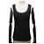 NUOVO TOP CHANEL NERO 38 M LOGO CC IN COTONE E CASHMERE